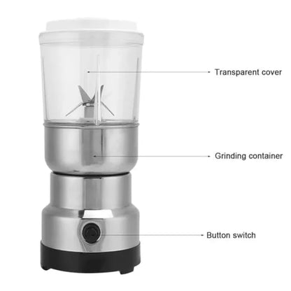 2 In 1 Coffee And Juice Electric Blender, Coffee Grinder, Bean Grinder, Multifunctional.