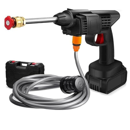 Automatic Cordless Wireless Car Wash Spray Gun High Pressure 48v Lithium Water Jet Foam Car Washer Gun. Sale 40% OFF