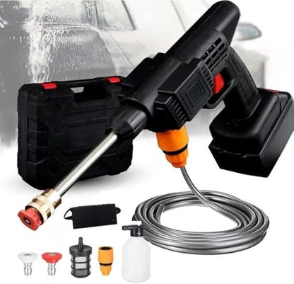 Automatic Cordless Wireless Car Wash Spray Gun High Pressure 48v Lithium Water Jet Foam Car Washer Gun. Sale 40% OFF