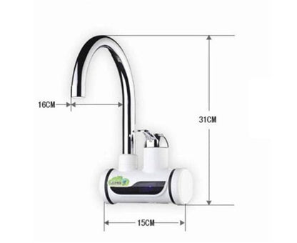 Electric Hot Water Heater Faucet Kitchen Instant Heating Tap Water (with Shower). 55% OFF