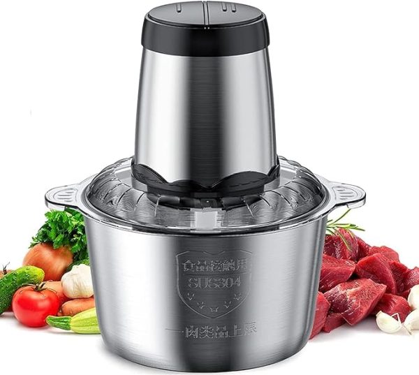 Electric Meat Grinder, Multi Function Stainless Steel Food Processor. 40% Off Buy Now.