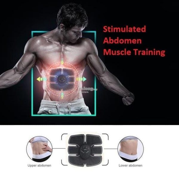 Electric Muscle Toner Ems Machine Wireless Toning Belt 6 Six Pack Abs, 49% OFF.