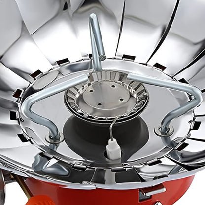 Outdoor Round Windproof Camping Stove | Mini Gas Stove For Camping And Cooking. 29% OFF