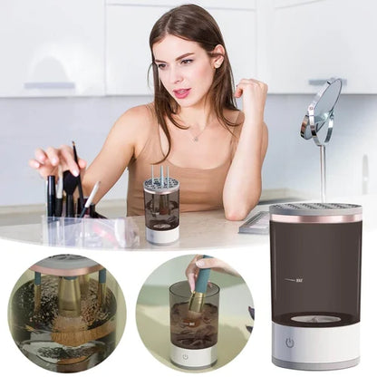 Portable Electric Makeup Brush Cleaner Machine USB Make Up Brush Cleaner Machine. 50% OFF Sale.