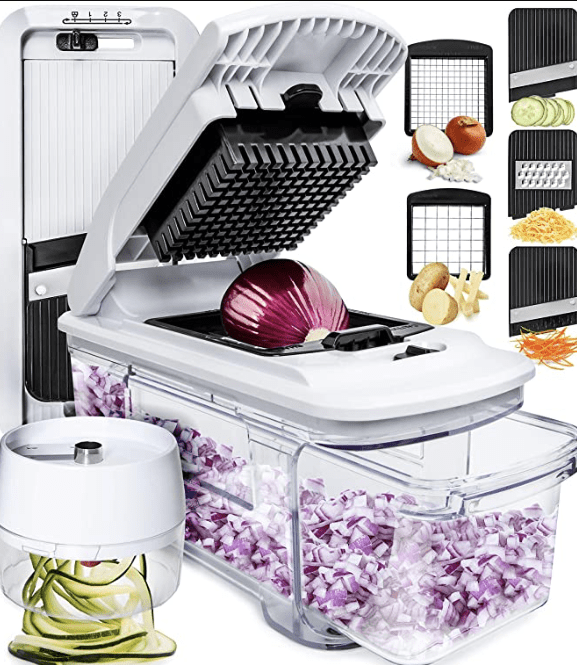 Vegetable Chopper 14 In 1 Multi Chopper, Veg Cutter, Multiple Functional One Piece Vegetable Chopper, 45% OFF