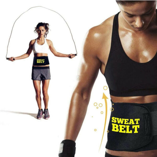 Waist Trimmer Belt, Sweat Belt Fat Burner and Weight Loss. 47% OFF BUY NOW